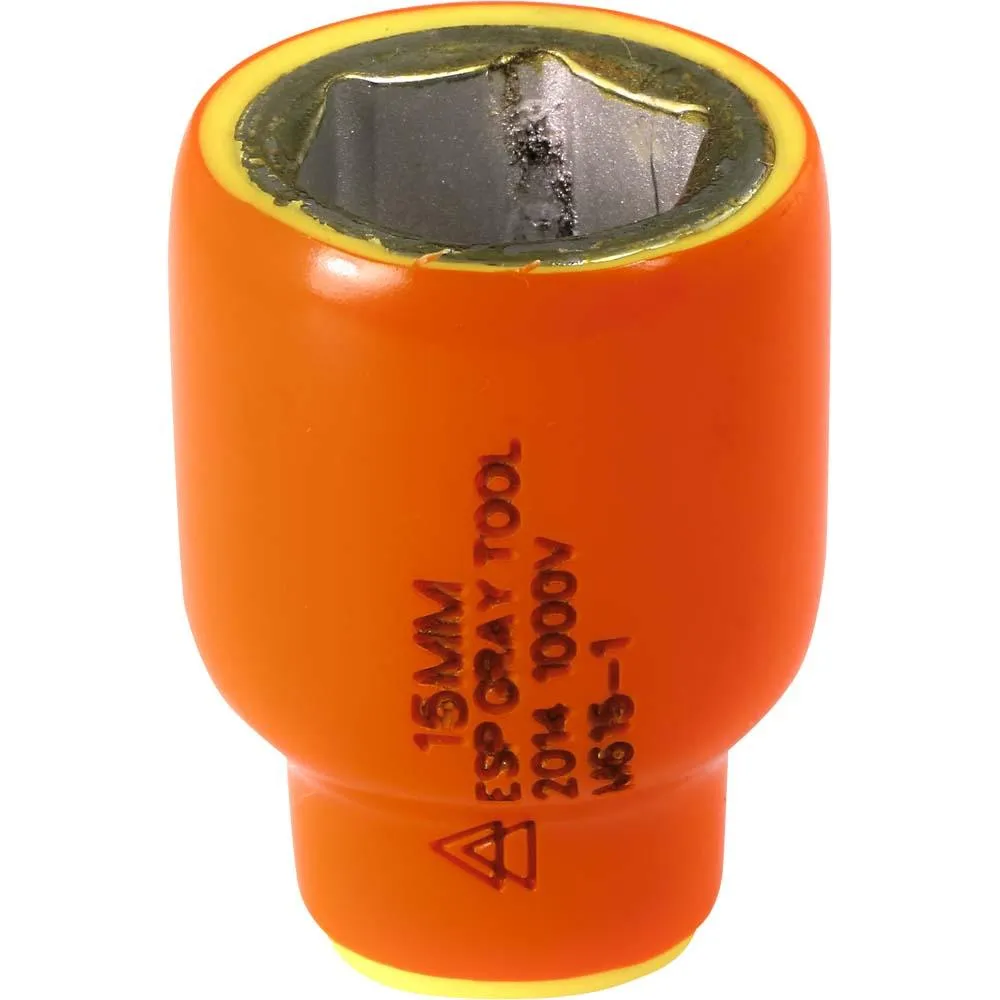 1/4" Drive 6 Point Metric Insulated Sockets