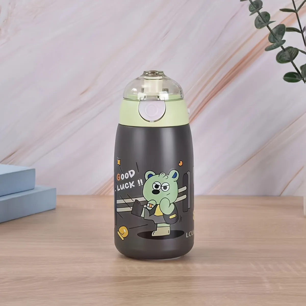 1pc Cartoon Vacuum Flask - Double-Walled Insulated 500ml Travel Thermal Cup for Hot and Cold Beverages - Adorable Cartoon Design, Perfect for Summer Winter Drinkware, and Makes a Thoughtful Gift