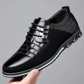 2024 Autumn Business Casual Shoes for Men – Classic Leather Sneakers with Breathable Design and Versatile Outdoor Style