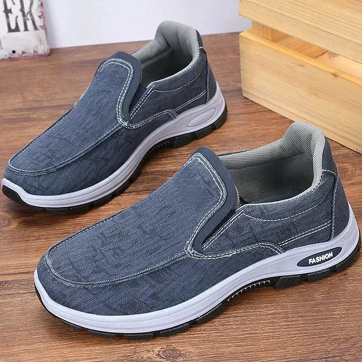 2024 New Men's Orthopedic Slip-on Shoes, Comfort Walking Shoes