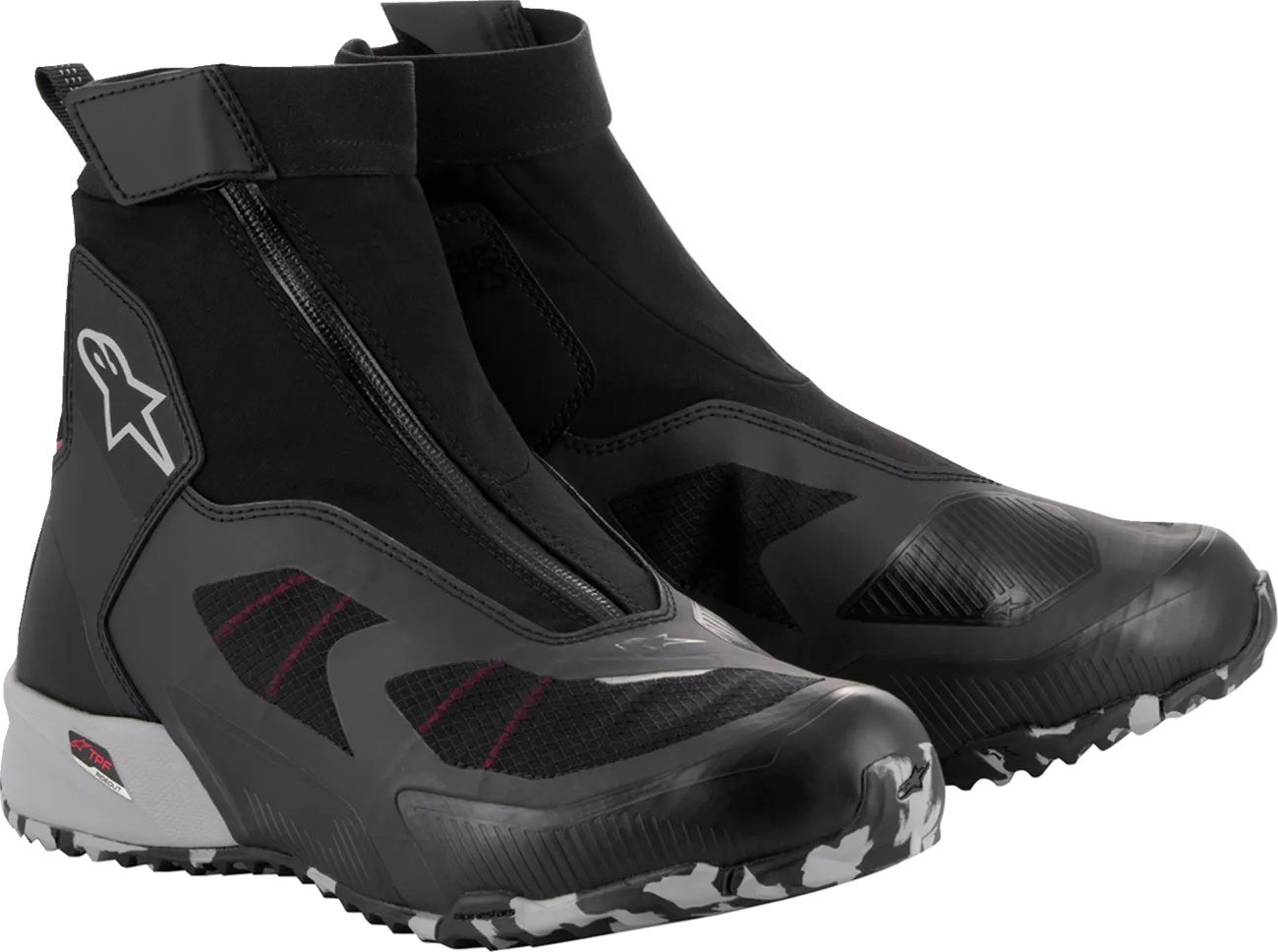 ALPINESTARS CR-8 Gore-Tex? Shoes - Black/Grey/Red - US 14 2338224122214