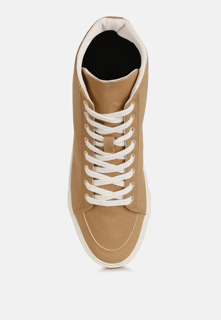 Ankle Length Solid Sneakers