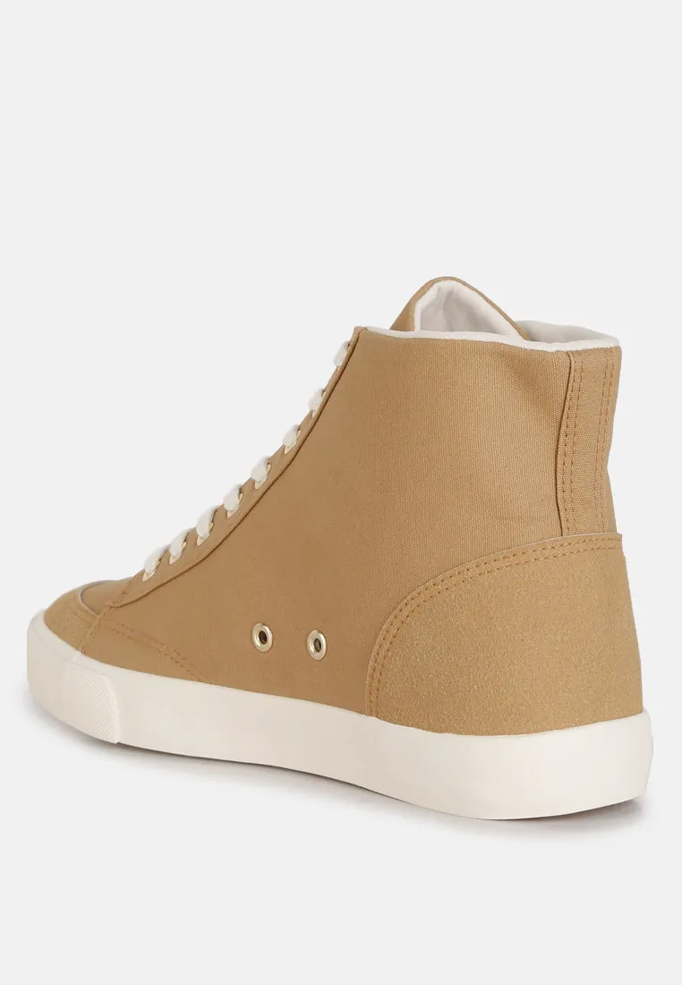 Ankle Length Solid Sneakers