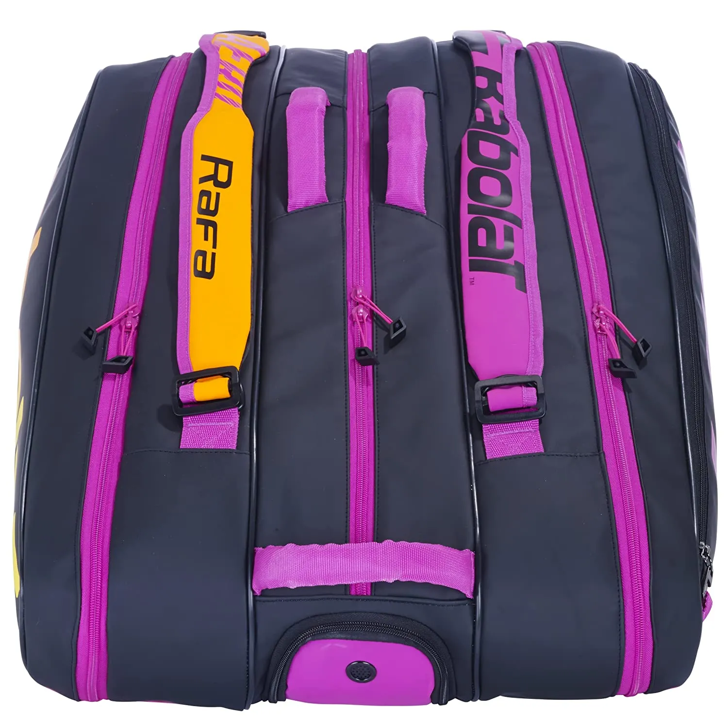 Babolat RH12 Pure Aero Rafa Tennis Kitbag, Black/Orange/Purple