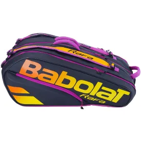 Babolat RH12 Pure Aero Rafa Tennis Kitbag, Black/Orange/Purple