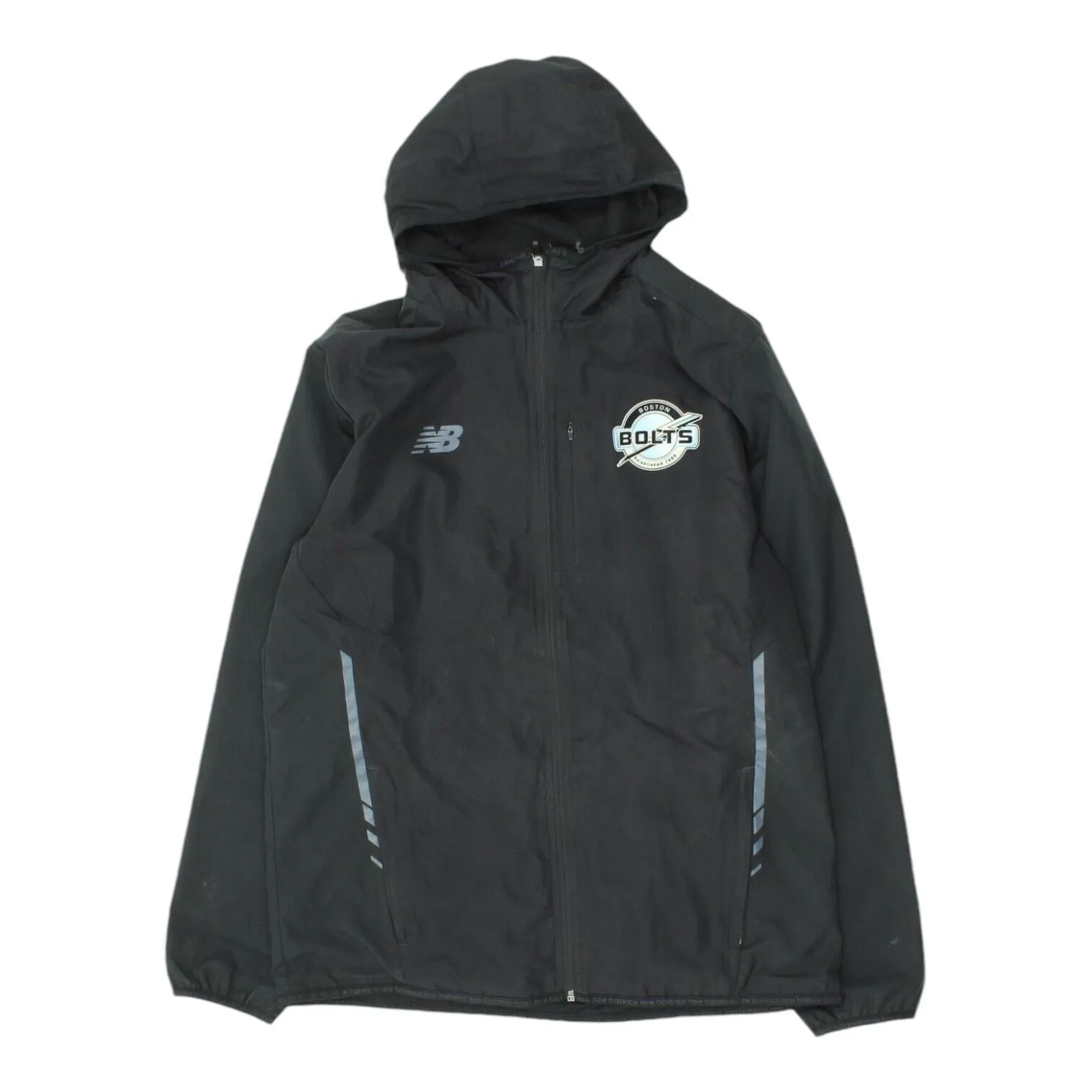 Boston Bolts New Balance Mens Black Rain Coat Jacket | US Soccer Sportswear