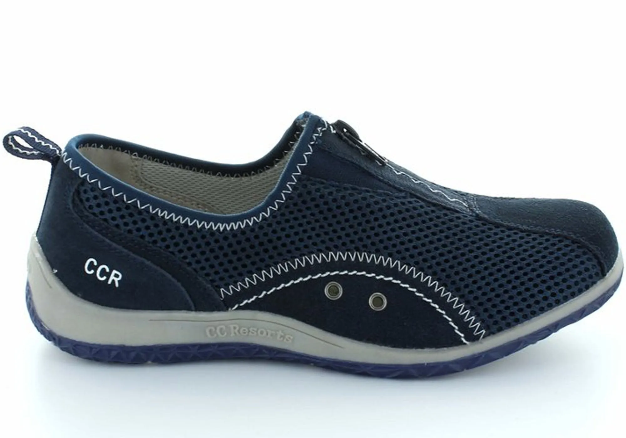 CC Resorts Sorrell Womens Comfortable Casual Flats With Zip Entry