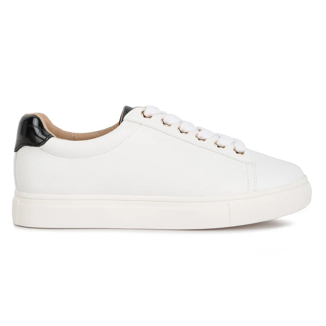 Colette Croc Back Panel Sneakers