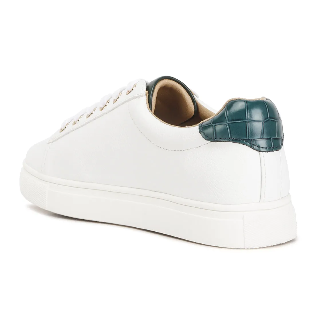 Colette Croc Back Panel Sneakers