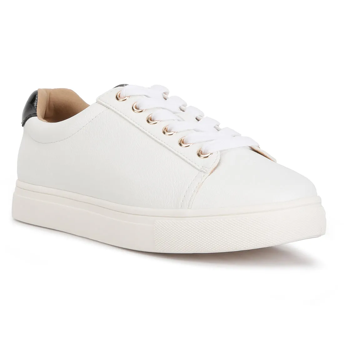 Colette Croc Back Panel Sneakers