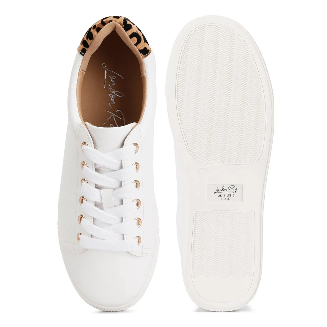 Colette Croc Back Panel Sneakers