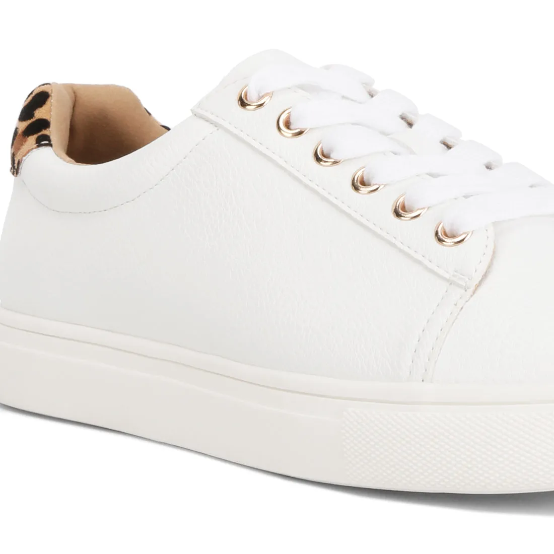 Colette Croc Back Panel Sneakers