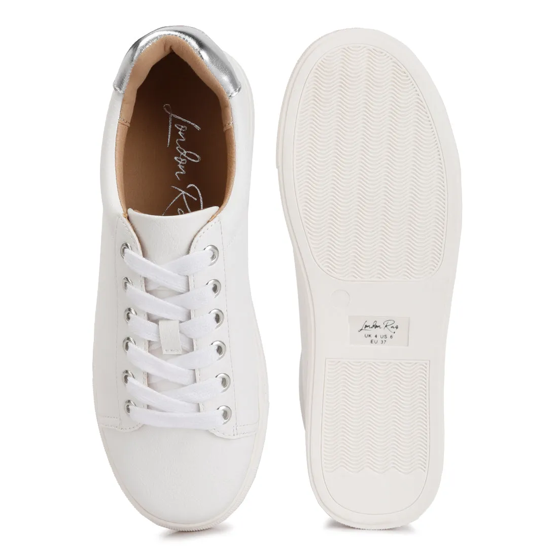 Colette Croc Back Panel Sneakers