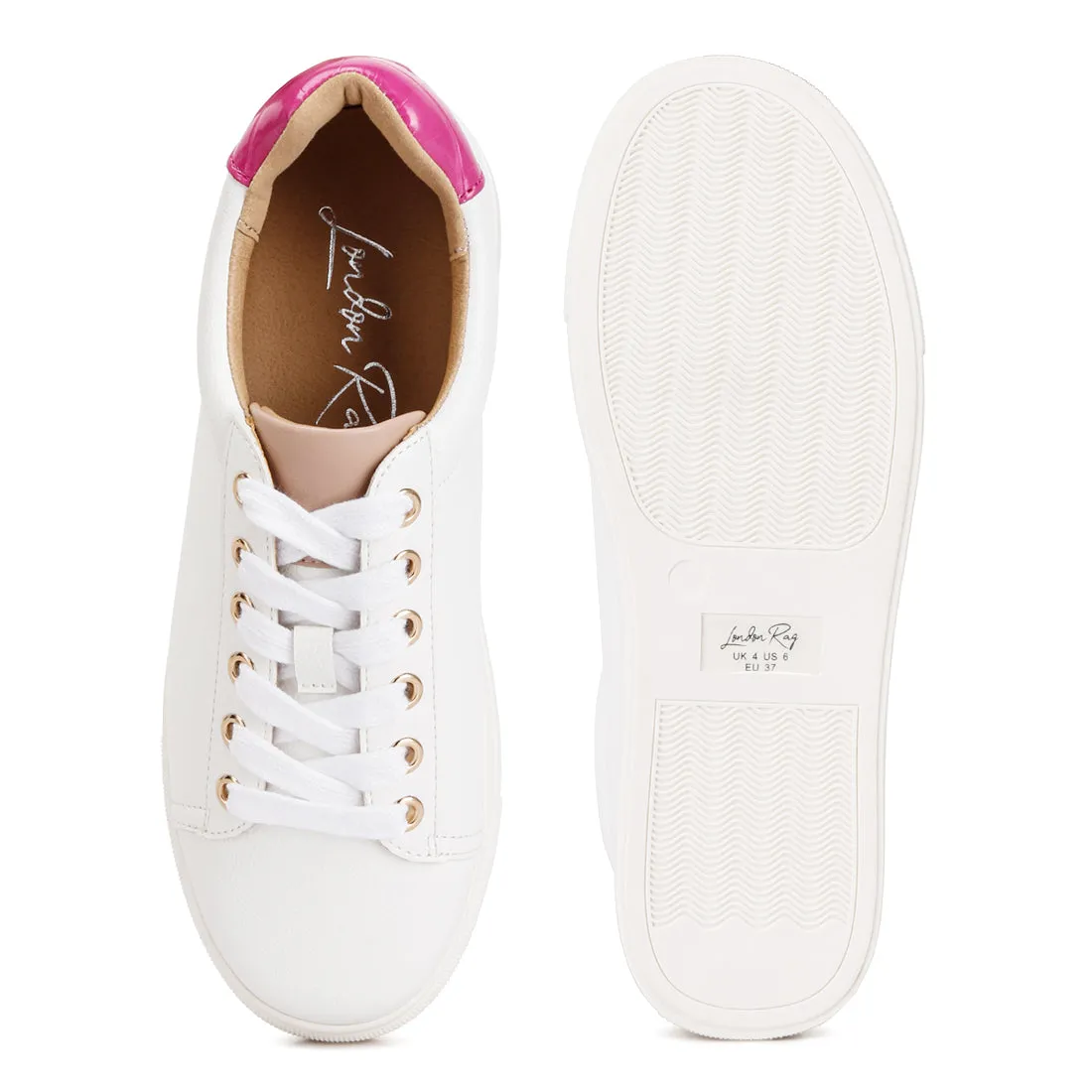 Colette Croc Back Panel Sneakers