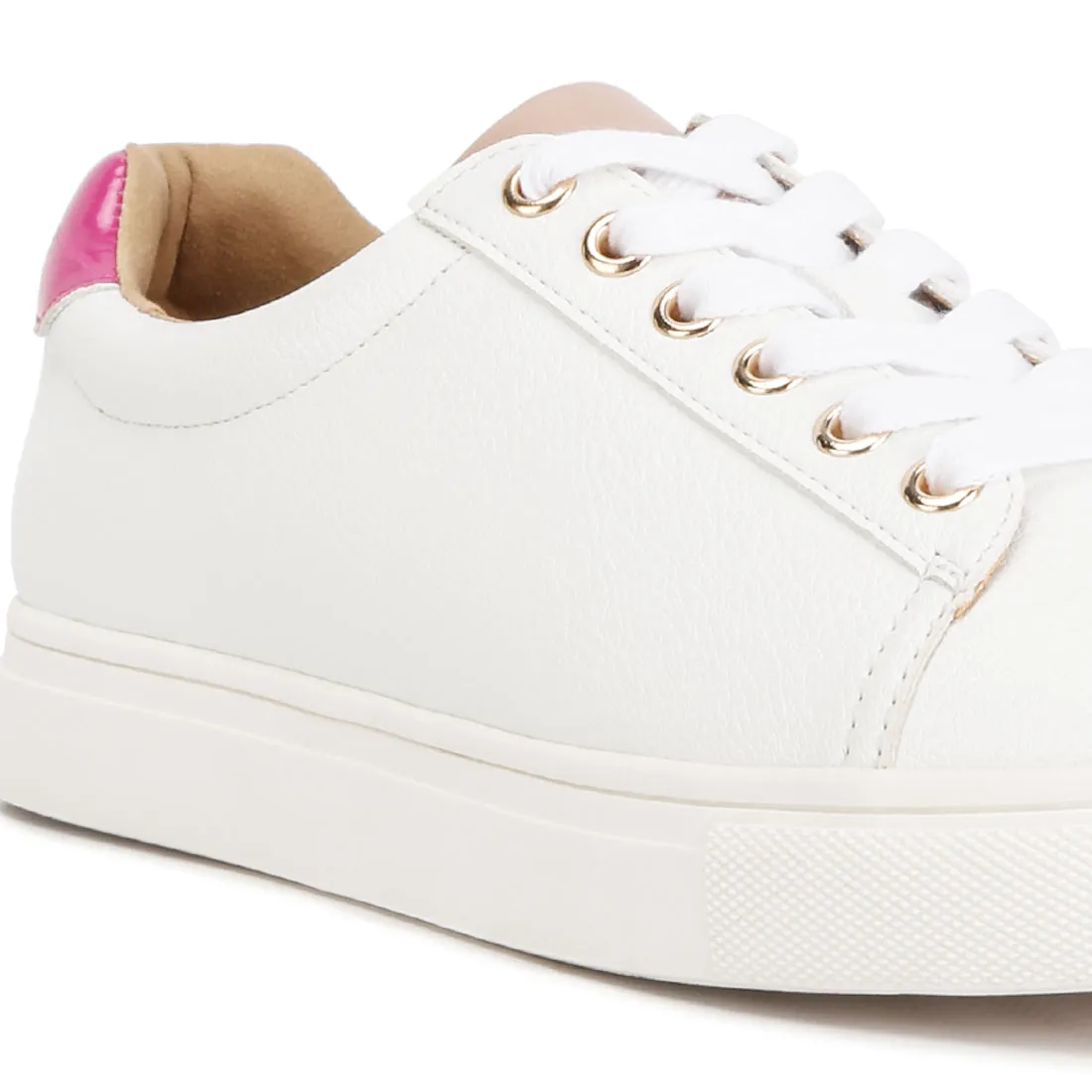 Colette Croc Back Panel Sneakers