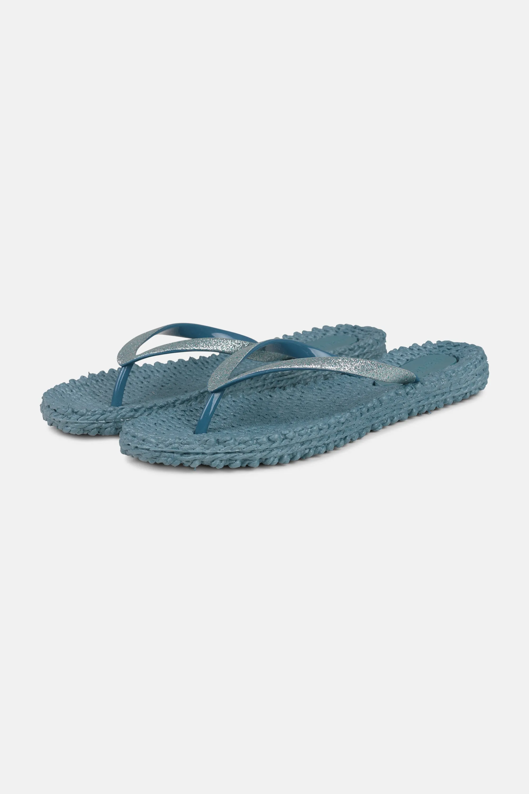 Flip Flop With Glitter - Lichen Blue