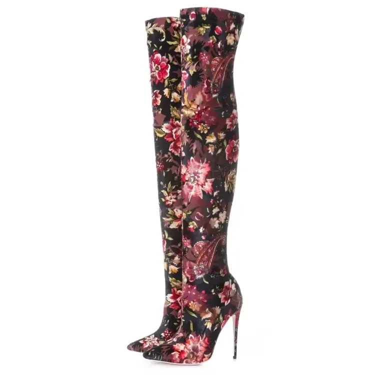 Funki Buys | Boots | Women's Over Knee Stretch Stiletto Boots