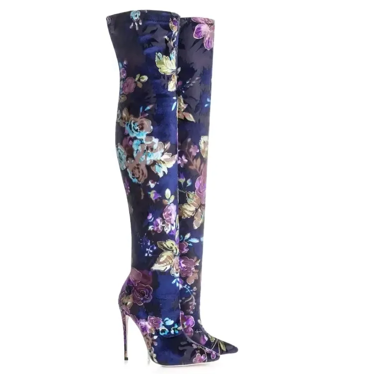 Funki Buys | Boots | Women's Over Knee Stretch Stiletto Boots