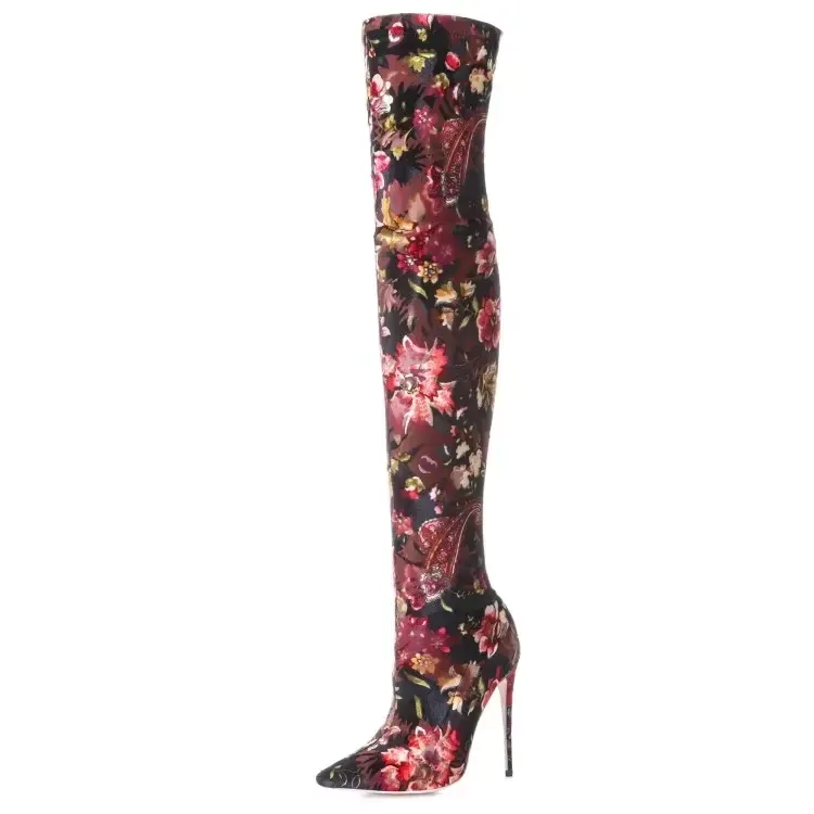 Funki Buys | Boots | Women's Over Knee Stretch Stiletto Boots