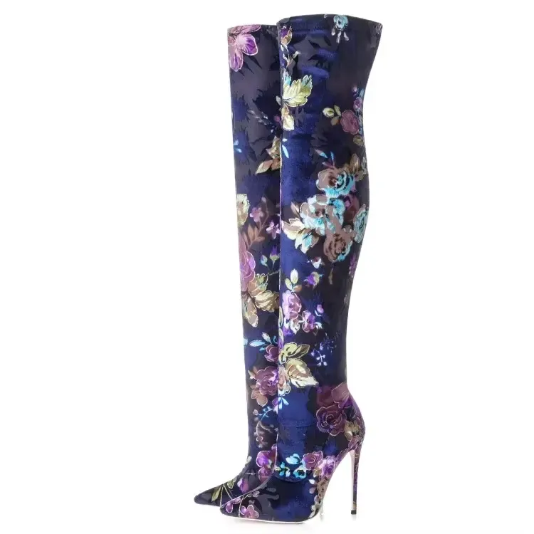 Funki Buys | Boots | Women's Over Knee Stretch Stiletto Boots