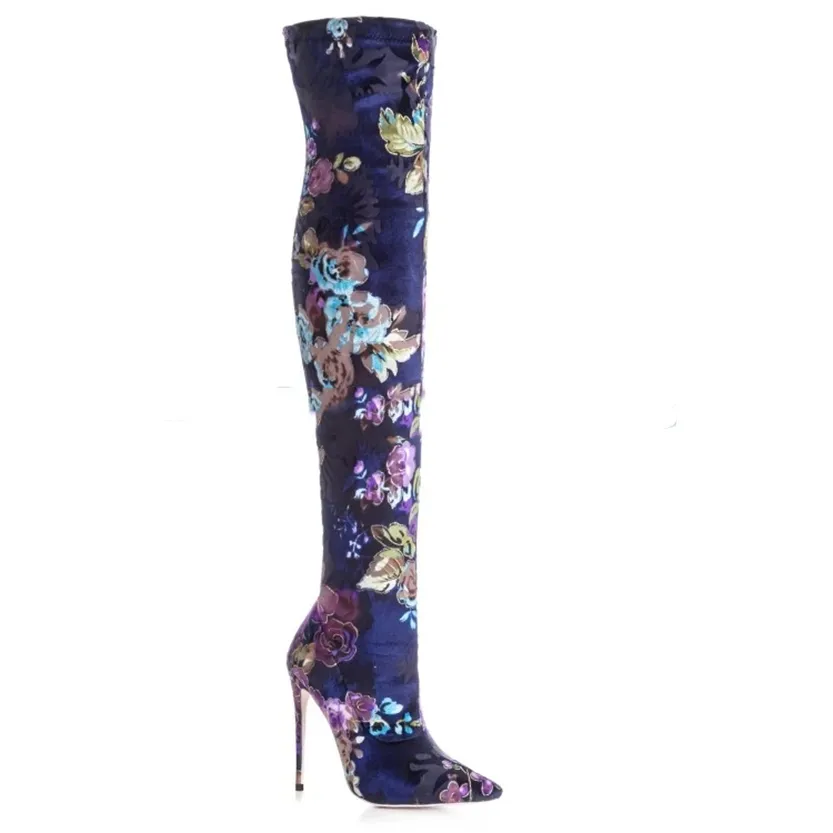 Funki Buys | Boots | Women's Over Knee Stretch Stiletto Boots