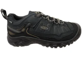 Keen Mens Targhee IV Waterproof Hiking Shoes Triple Black