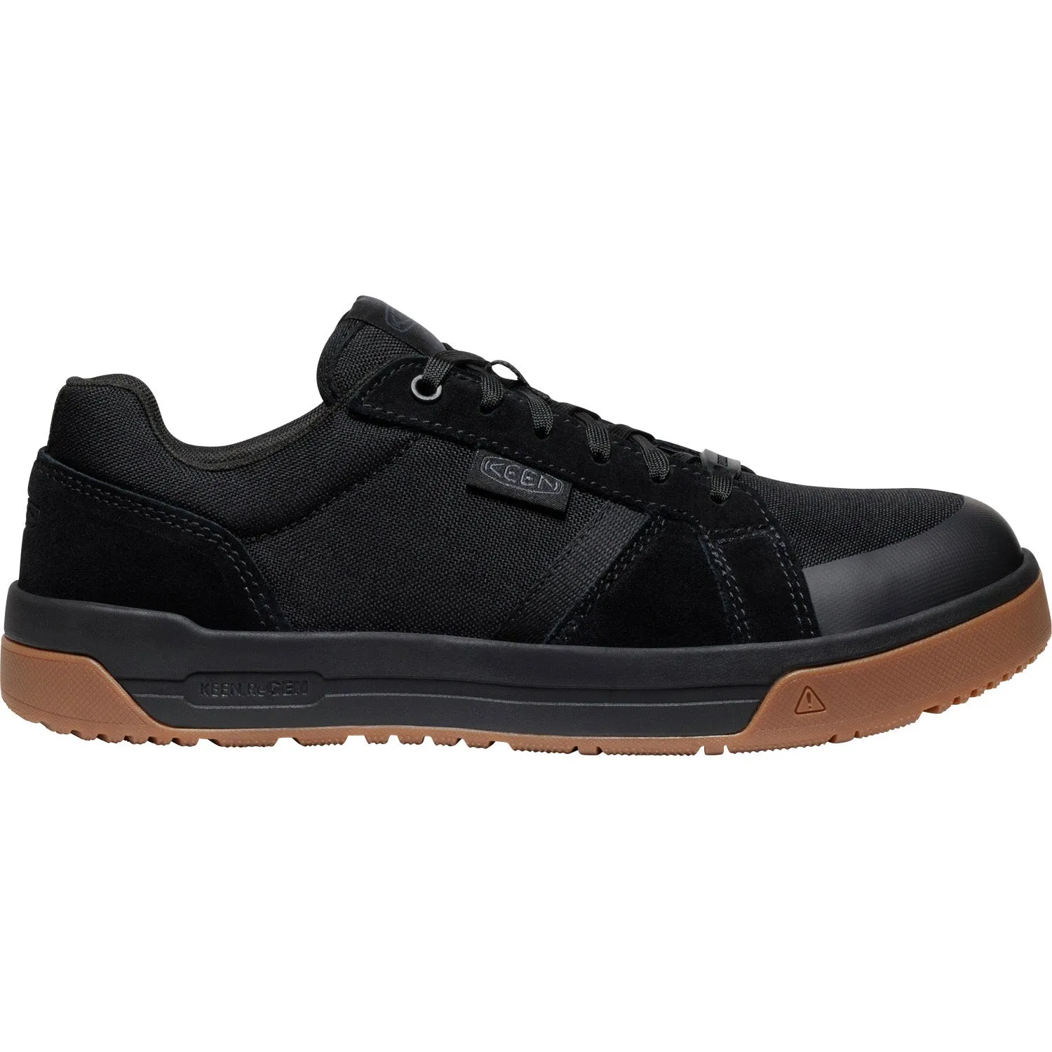 Keen Utility Mens Kenton CT Black/Gum Canvas Work Shoes