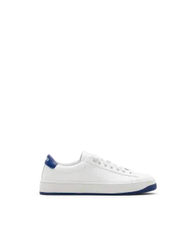 Kourt Blue-Detail Lace Up Sneakers