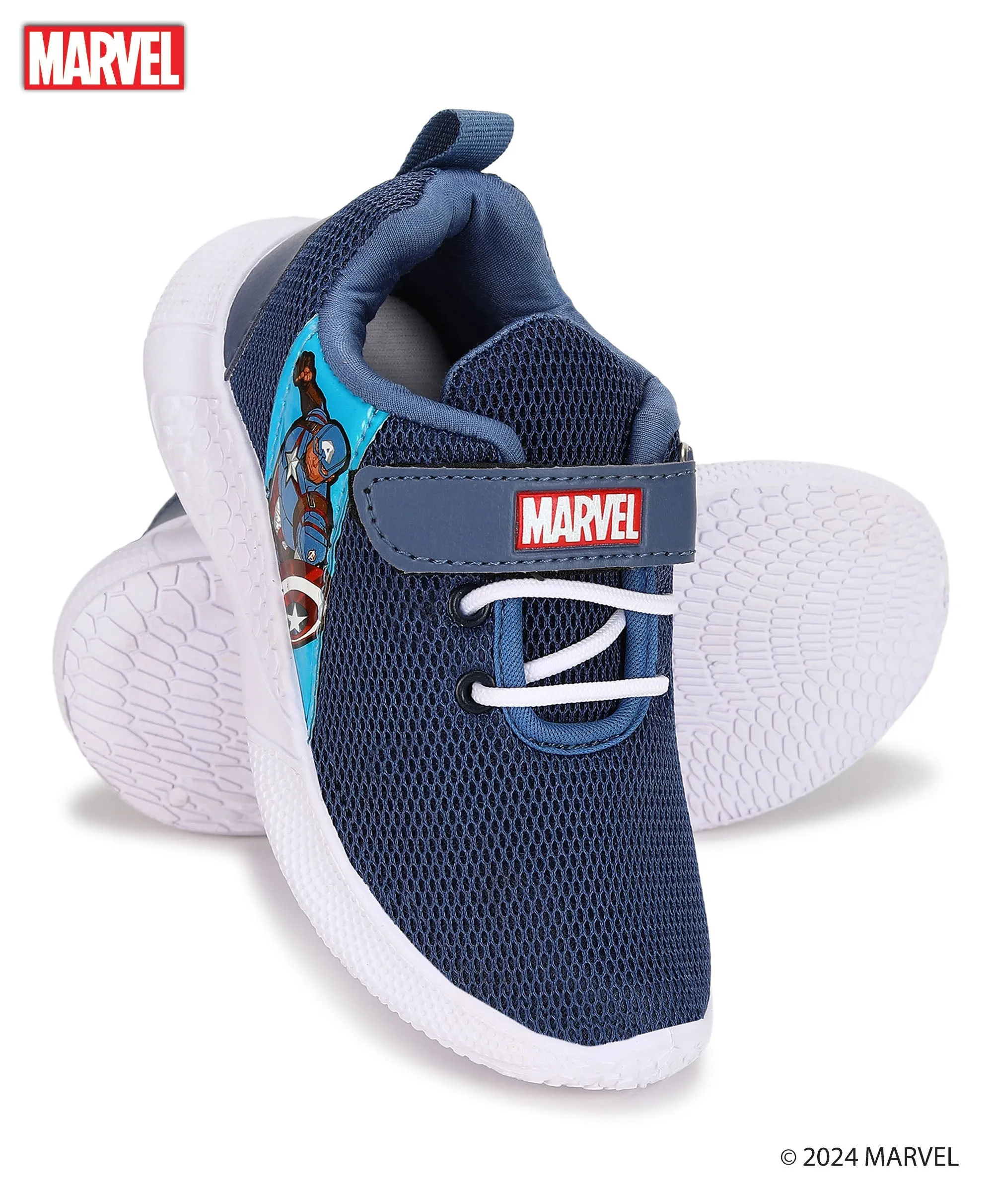 Marvel Spiderman MK8010K Casual Shoes for Kids | Comfortable and Stylish Footwear for Boys | Durable Construction, Cushioned Support, and Stylish Velcro Design | Ideal for Everyday Use Blue