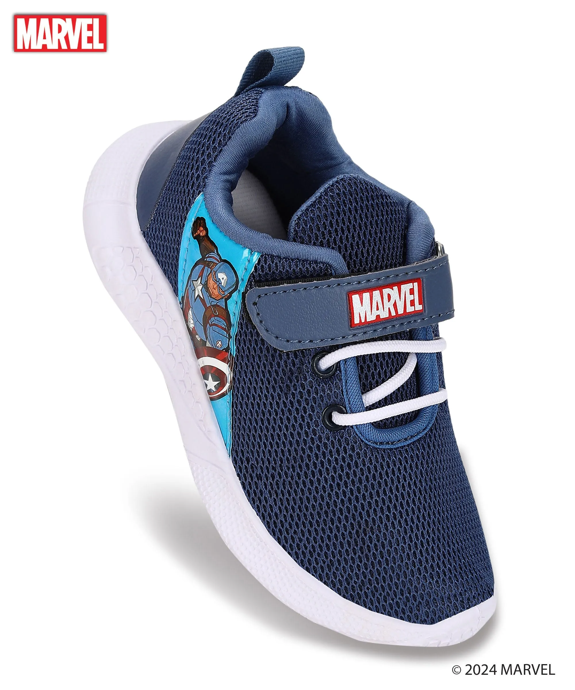 Marvel Spiderman MK8010K Casual Shoes for Kids | Comfortable and Stylish Footwear for Boys | Durable Construction, Cushioned Support, and Stylish Velcro Design | Ideal for Everyday Use Blue