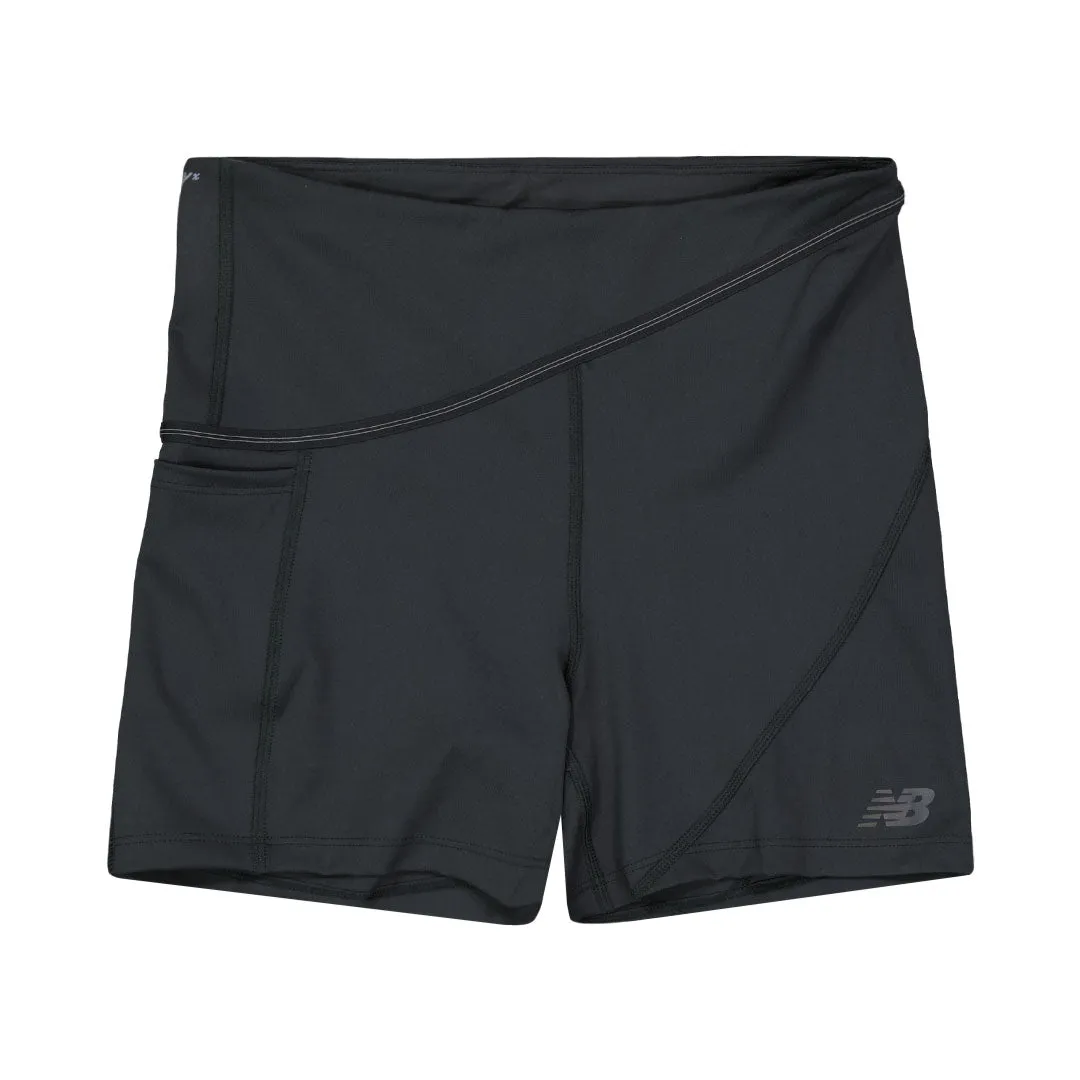 New Balance - Women's Q Speed Shape Shield 4" Shorts (WS31289 BK)