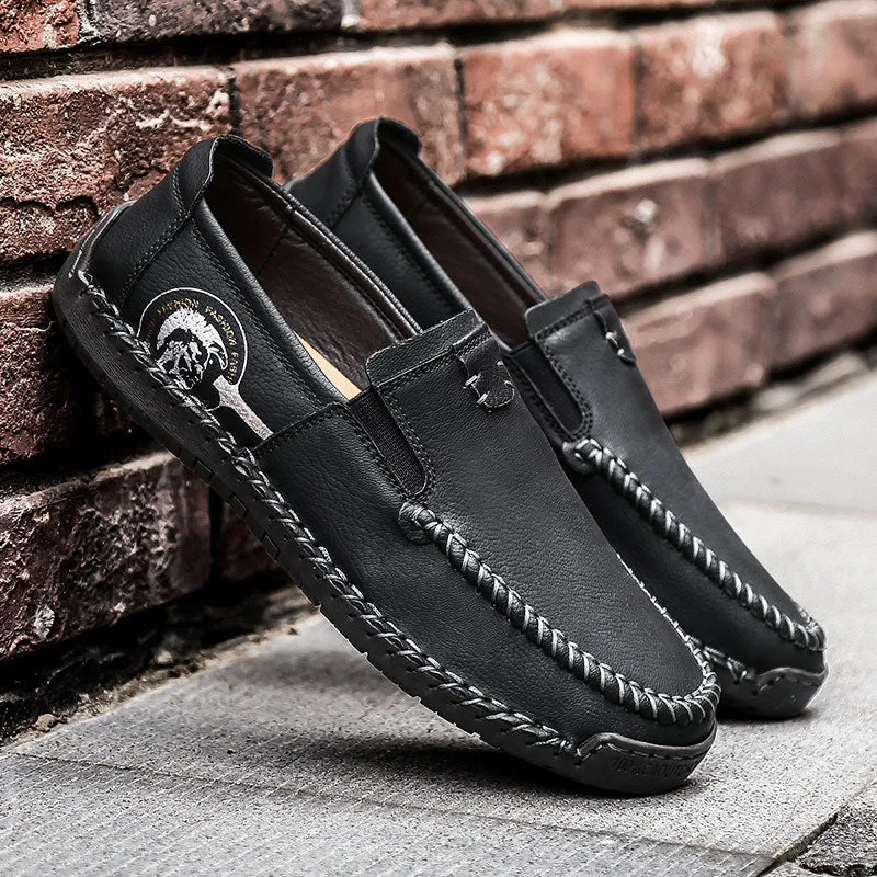 New Comfortable Genuine Leather shoes men Casual Shoes Loafers Men Shoes Quality Shoes Men Flats Moccasins Shoes