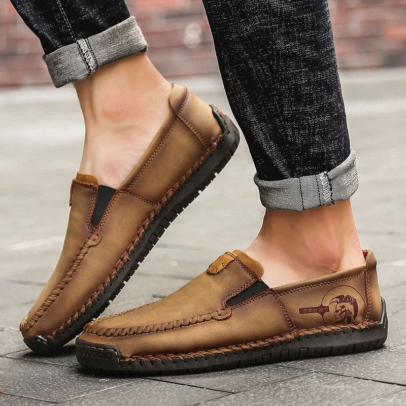 New Comfortable Genuine Leather shoes men Casual Shoes Loafers Men Shoes Quality Shoes Men Flats Moccasins Shoes