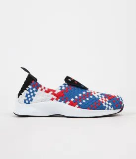 Nike Air Woven Shoes - Black / Rush Red - Blue Jay - Sail