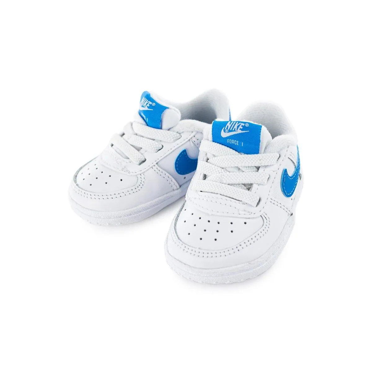 Nike Nike Force 1 Crib Baby CK2201-104 - weiss-blau