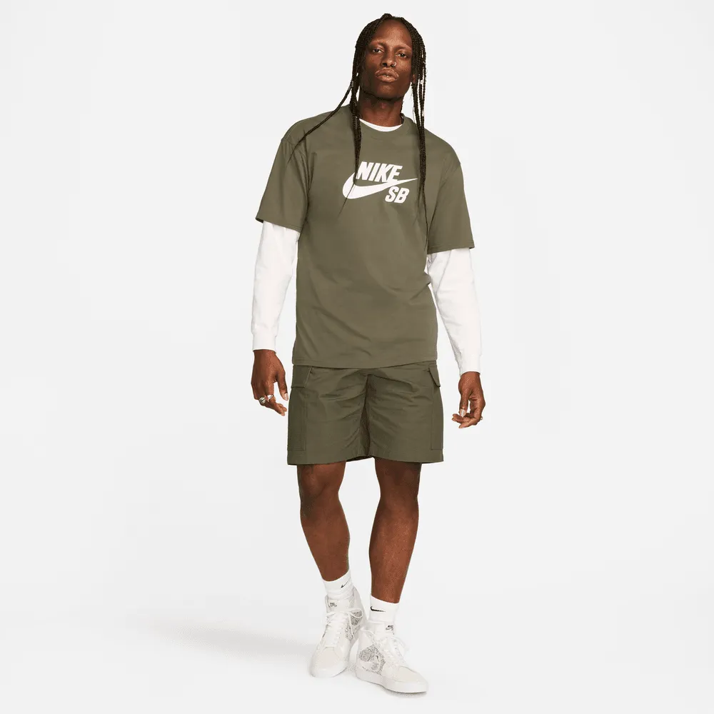 Nike SB Men's Logo Skate T-Shirt Medium Olive