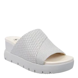 NORM in WHITE Wedge Sandals