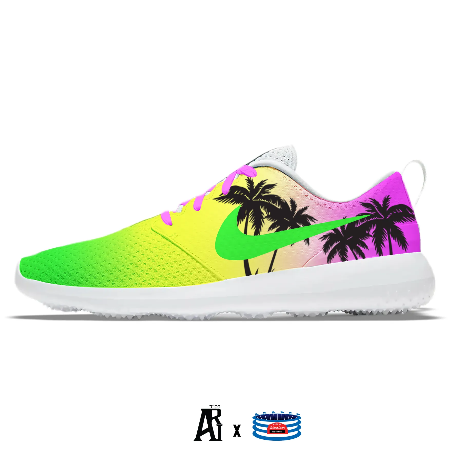 "Island" Nike 2021 Roshe G Golf Shoe by Stadium Custom Kicks