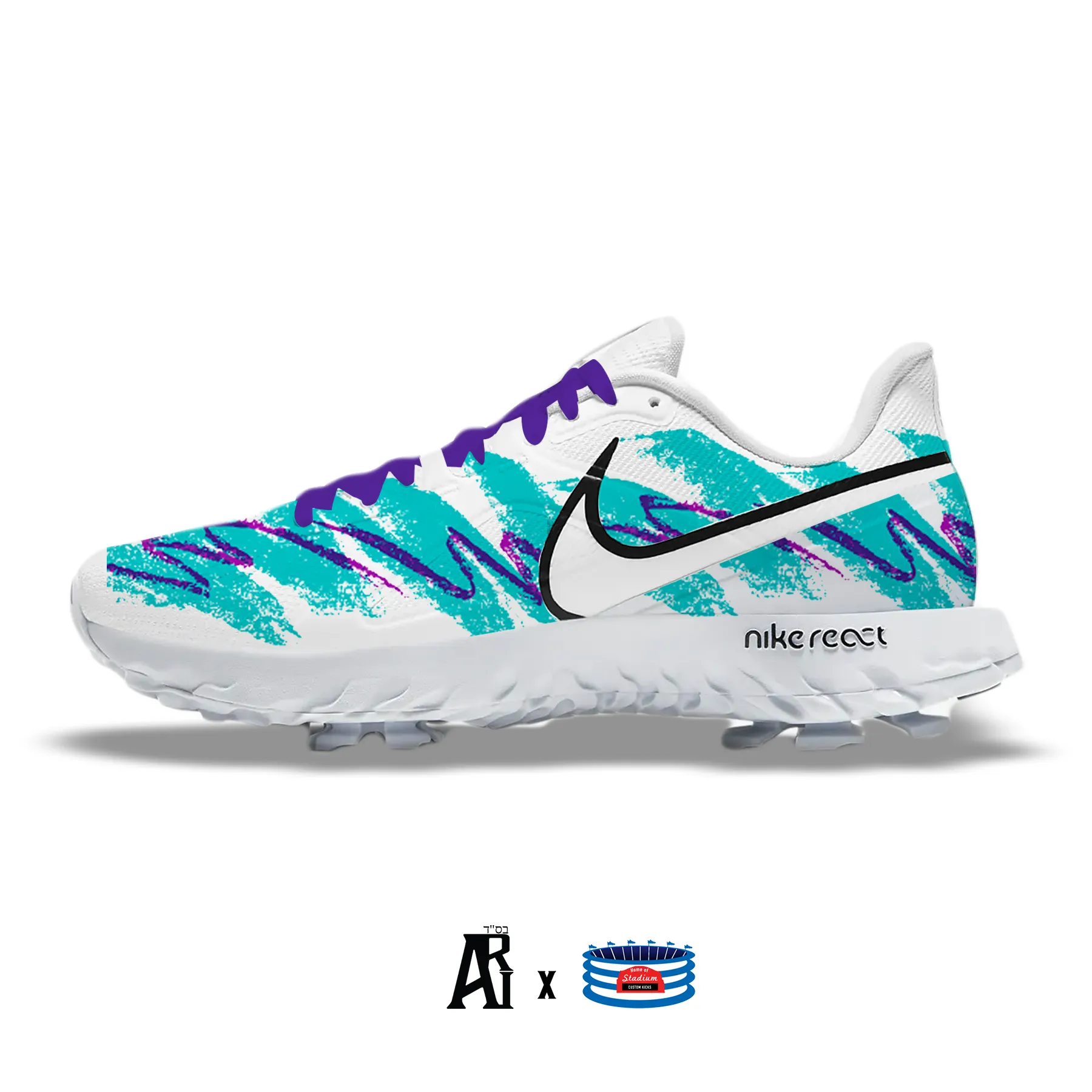 "Paper Cup" Nike React Infinity Pro Golf Shoes by Stadium Custom Kicks