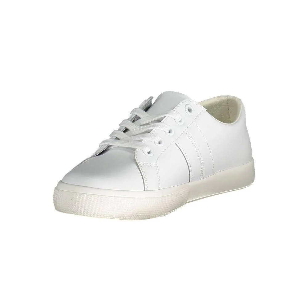 Ralph Lauren White Polyester Sneakers