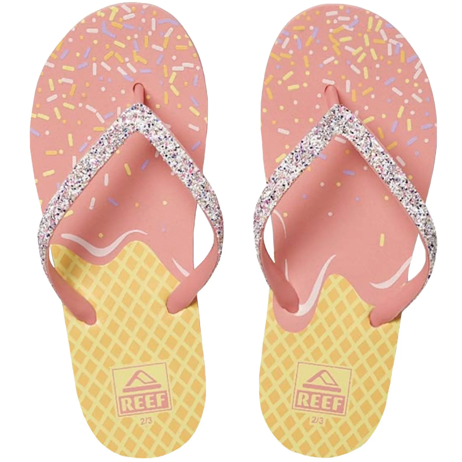 Reef Kids Stargazer Flip Flops - Ice Cream