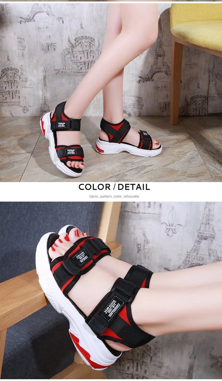 Sports Sandals Female Student Summer Fashion Casual Flat Comfortable Shopping Ladies Neutral Women's Sandals