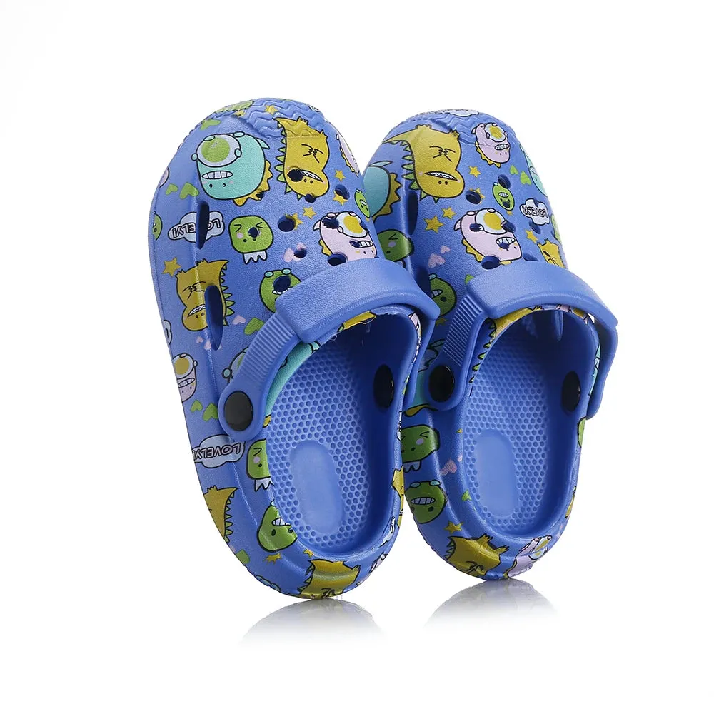 Summer Children Slippers Cute Cartoon Print Hole Shoes Soft Anti-Slip Slippers Sandal for Boy Girl Fashion Beach Flip Flop