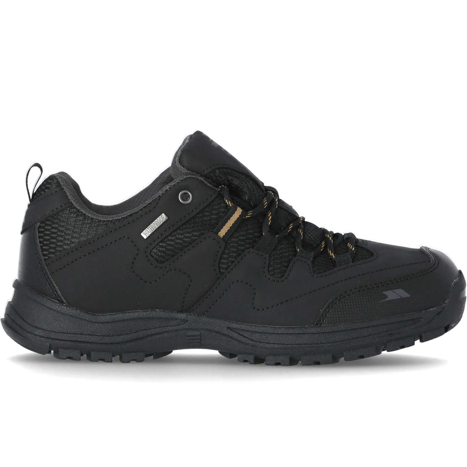 Trespass Mens Finley Low Rise Waterproof Walking Shoes