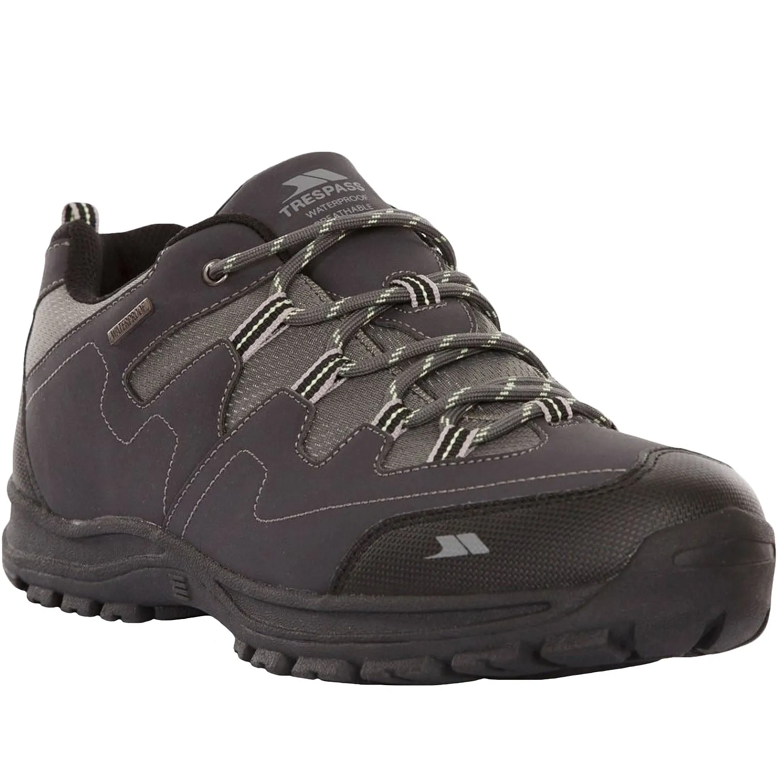 Trespass Mens Finley Low Rise Waterproof Walking Shoes