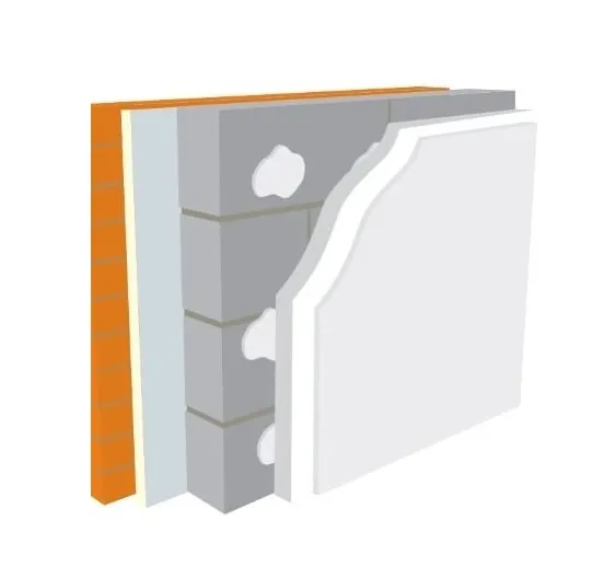 Warmline EPS Insulated Plasterboard - 2400mm x 1200mm x 40mm