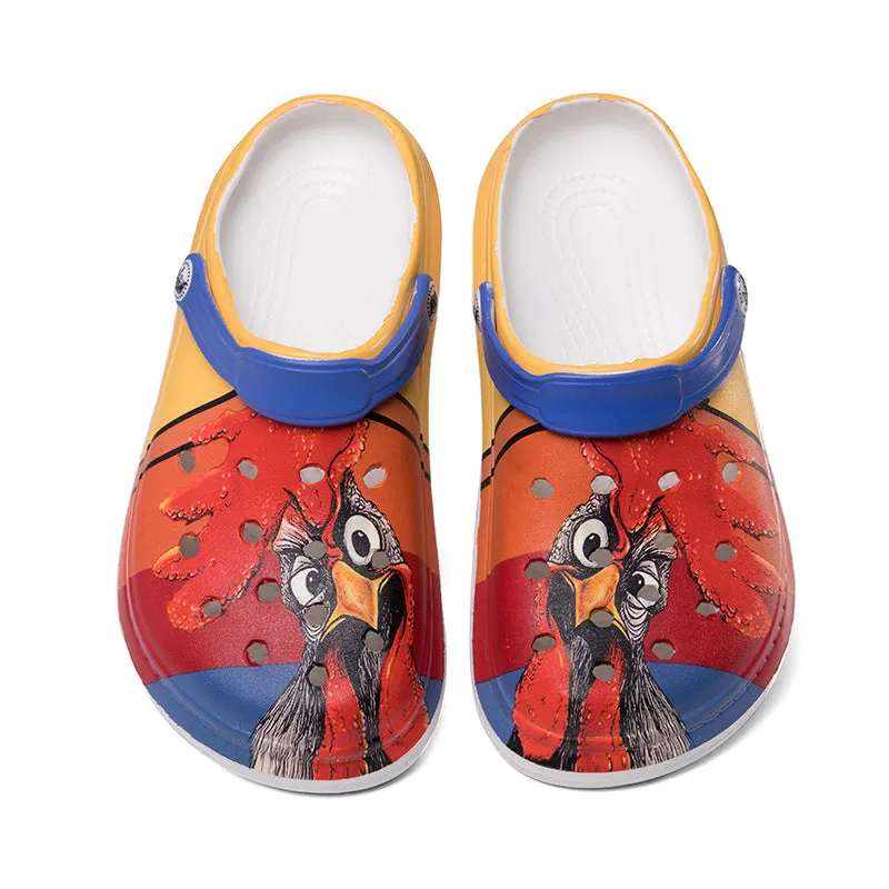 Wholesale Couple Hollow Breathable EVA Hole Shoes