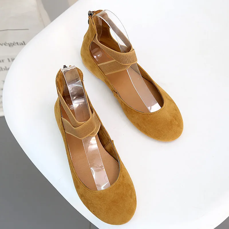 Women light criss cross casual back zipper flat sandals